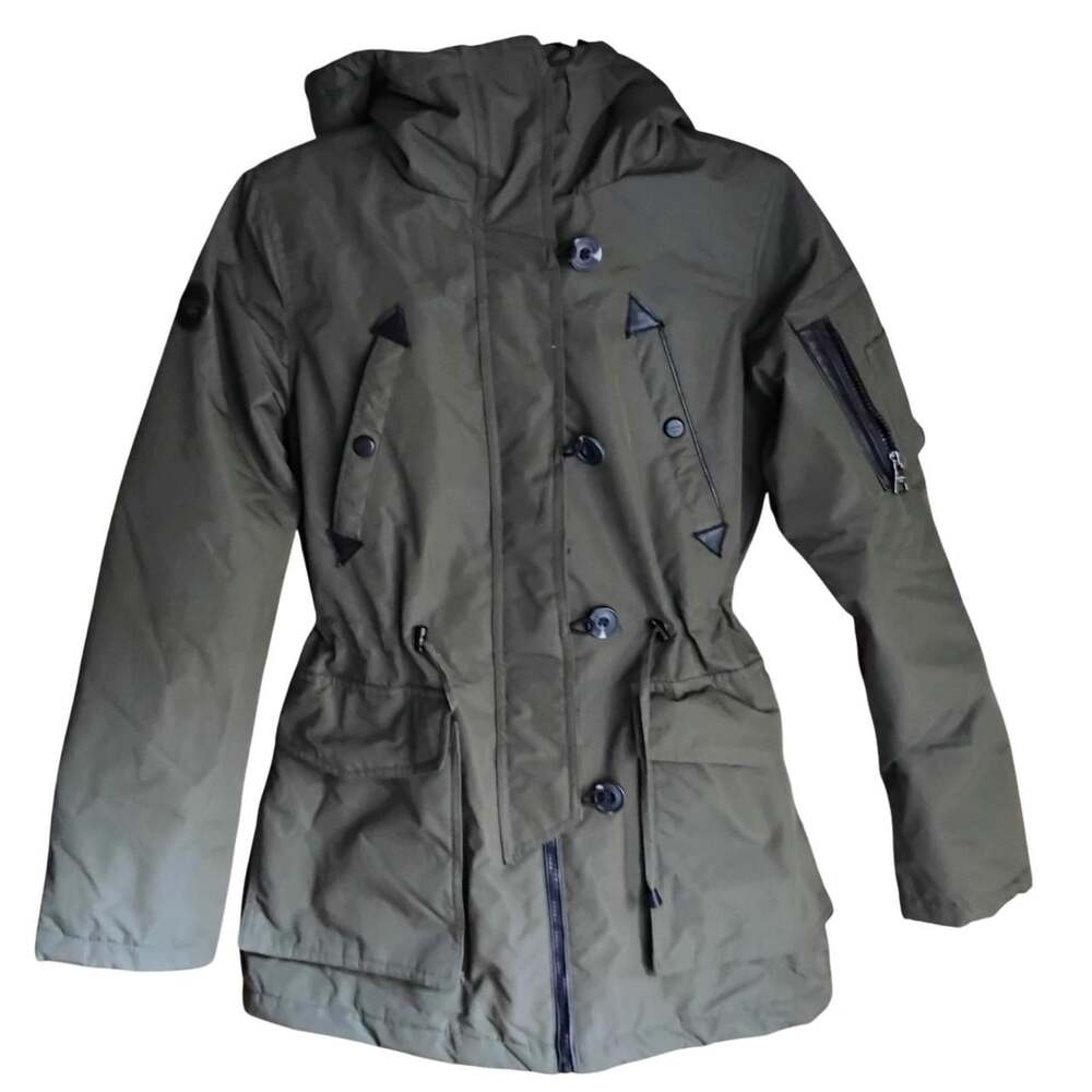 Madden Girl Women's Green and Black Jacket